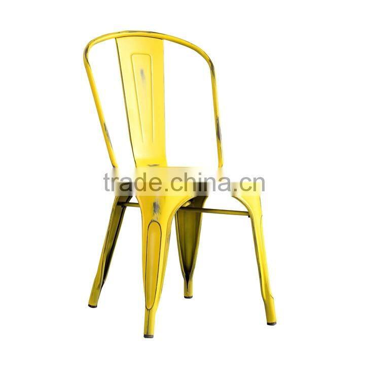 wholesale colors metal dining chairs for sale
