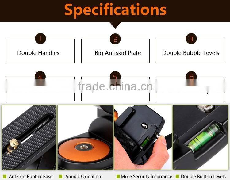 Camera Tripod Head Aluminum Hydraulic Pan Head Photography