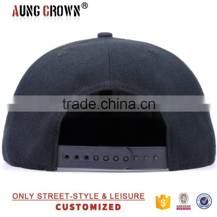 3d embroidery short bill snapback caps