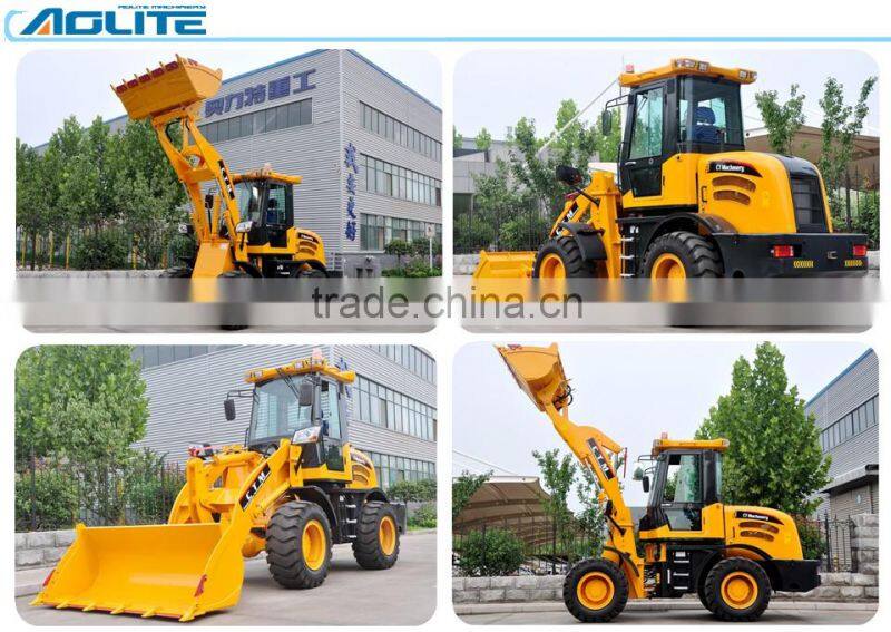 1500kg rated load LED light loaders for sale with snow plow