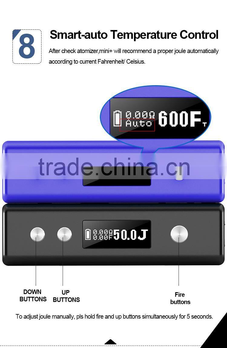 Cloupor MINI Plus 50w box mod/Cloupor MINI + / Cloupor GT mini 50 watt mod 50w vape mod wholesale