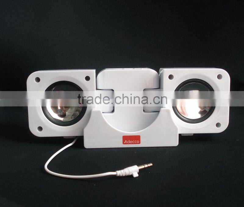 Foldable Custom Color Portable Wireless Bluetooth Shockproof Stereo Mini Speaker for phone/MP3/MP4