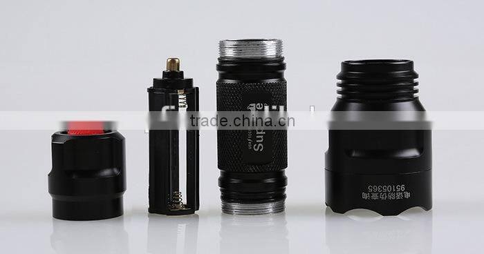 SupFire using 3*AAA battery or 18650 battery power style flashlight