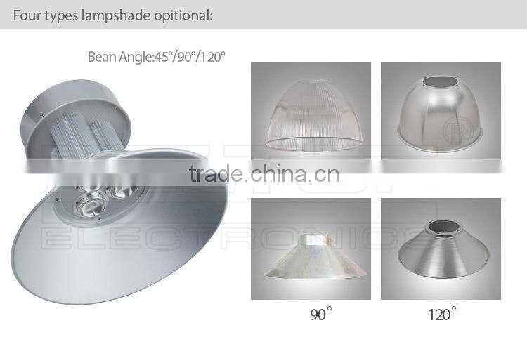 High lumen bridgelux waterproof 120w cob led high bay light