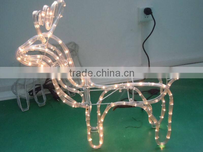 LED Rope Light Motif 3D -Deer Moving motif lights,reindeer christmas lights