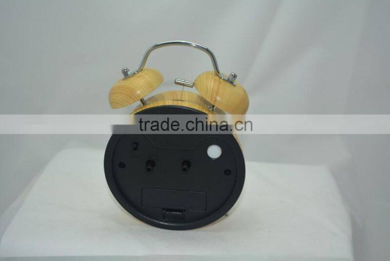 hot sale new technology wooden accessories 2016 Table quartz time clock for home deco,promotional alarm clock/