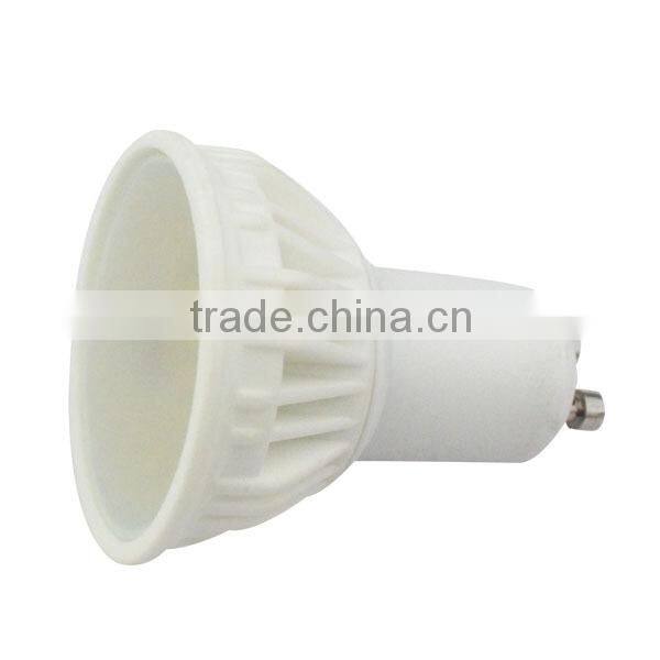 gu10 smd 5w 500lm spotlight 12V/ 85-265VAC warmwhite /white