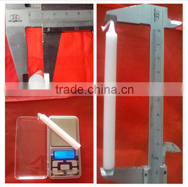 cheap Ghana market paraffin wax white candle from candle making supplier