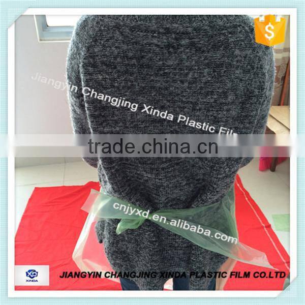 pe apron kitchen cooking plastic apron disposable factory