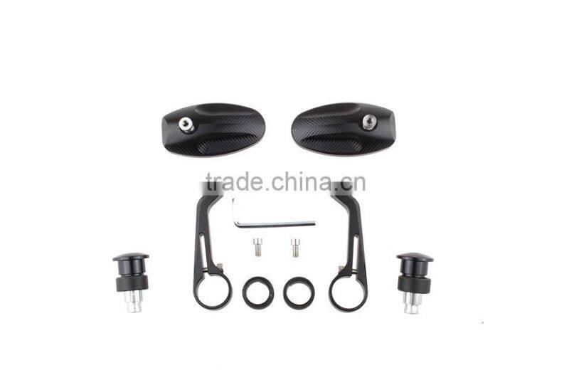 Soto racing - 7/8" Motorcycle Handlebar end bar Mirrors Street Bikes For Ducati Monster 696