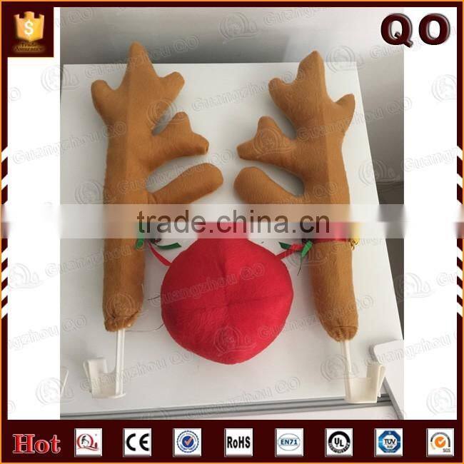 Christmas ornament red nose and deer antlers for sale