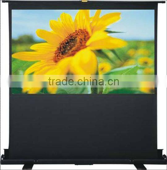 80" Matt White Floor Standing Projection Screen (4:3/16:9)