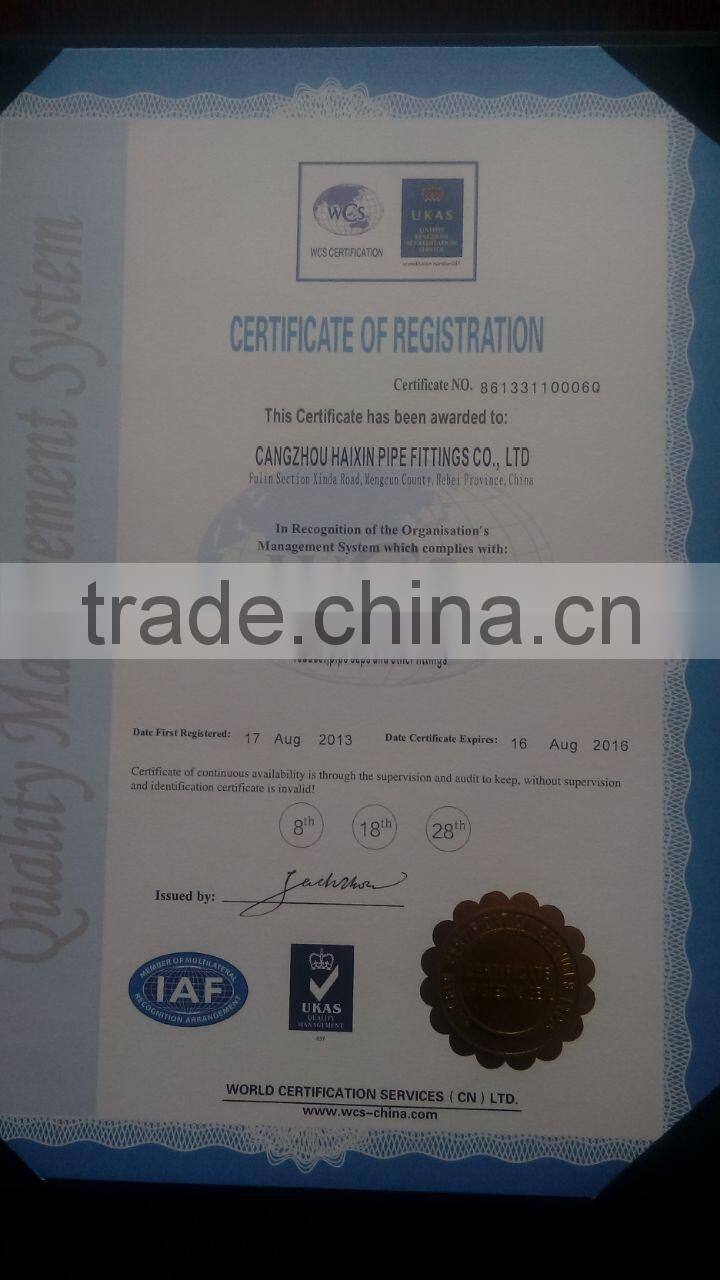 A234WPB pipe fittings & &carbon steel 90Degree elbow