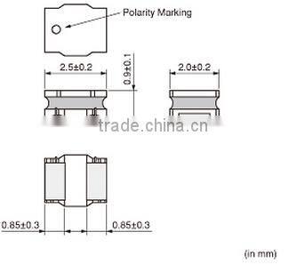 1008 10uH 20% 0.876ohm MuRata SMD Power Inductor