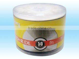 white inkjet printable 8.5GB Dual layer 50pcs spindle