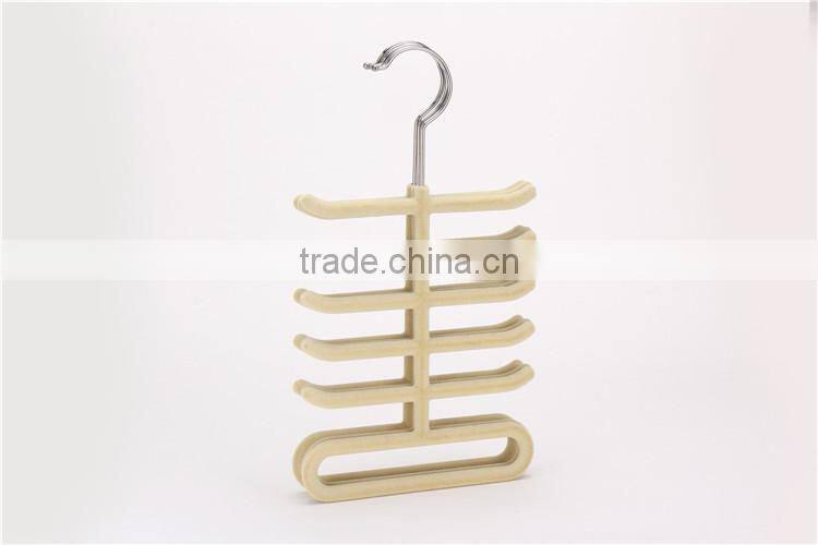 Standby BSCI Velvet Tie Organizers for Men Suit Hanger