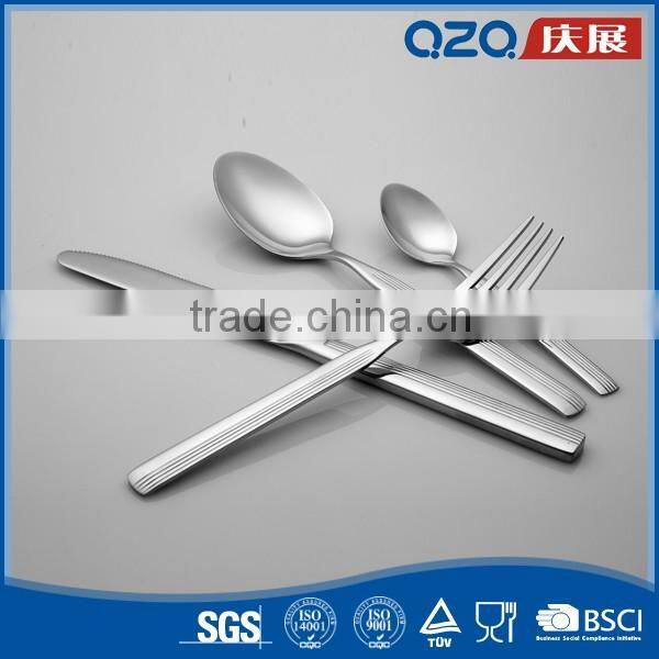 Alibaba high standard flatware set non-slip spoon & fork set in low cost