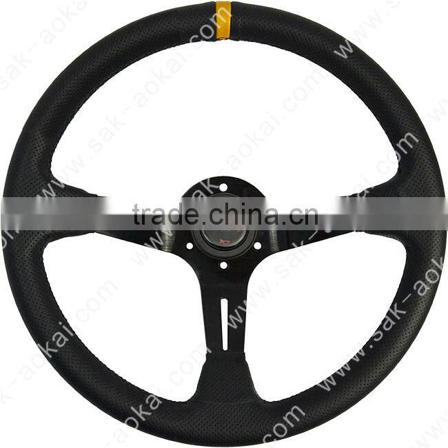 high quality deep dish car steering wheel custom