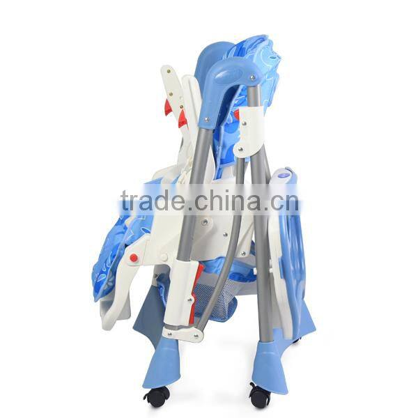 Hot Model Baby High Chairs with adjustable footrest and EN14988 certificate