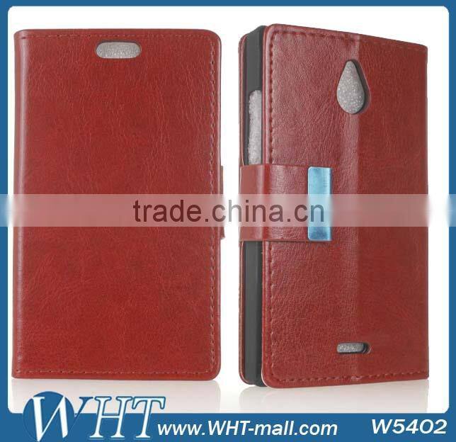 Luxury Pouch Leather Case For Nokia X2 Case Cover For Nokia X2 Factory Wholesale