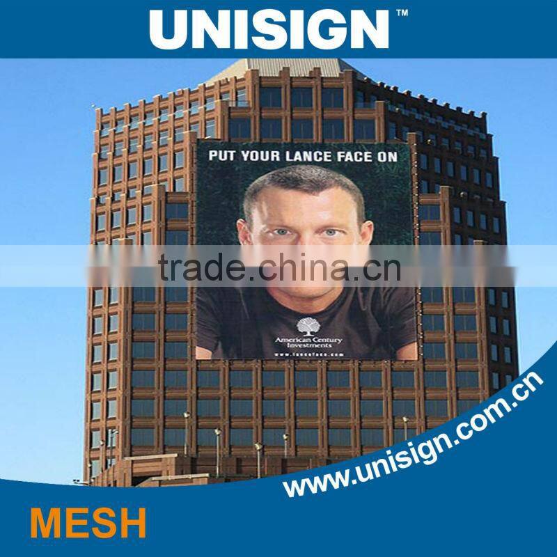 Unisign Good quality advertisement banner printing material mesh banner material