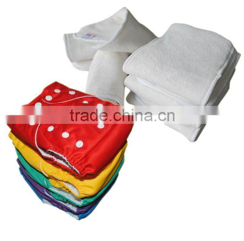 alva three layers washable cloth diaper insert