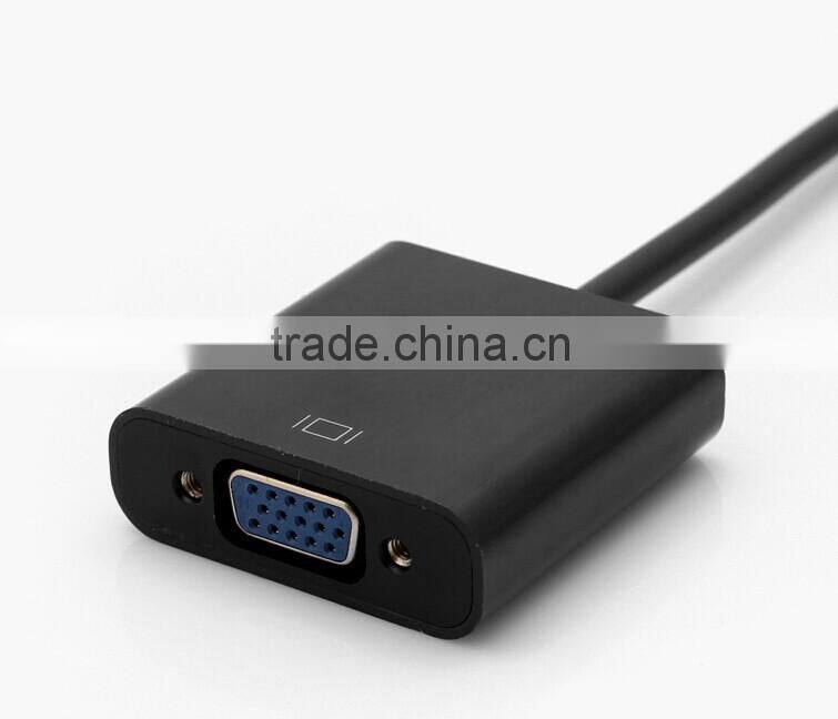 High quality Display Port male to VGA female adapter dp to VGA cable