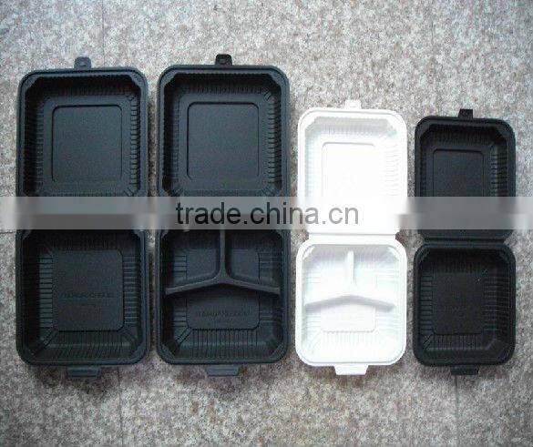 biodegradable disposable 3-compartment food containers