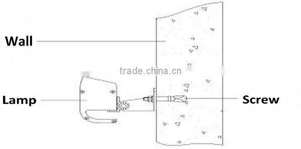 led strip wall washer light