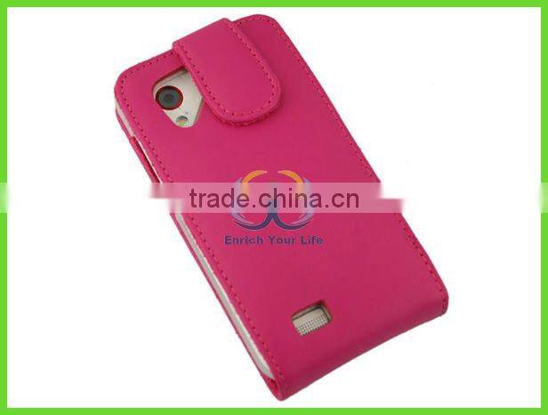 Romantic pink leather skins for cell phones case for htc