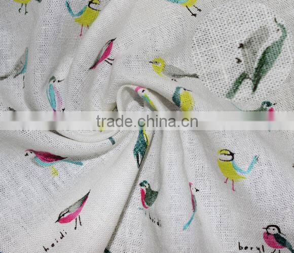 4438 Woven Printed Children's Garment Use Linen Viscose Fabric