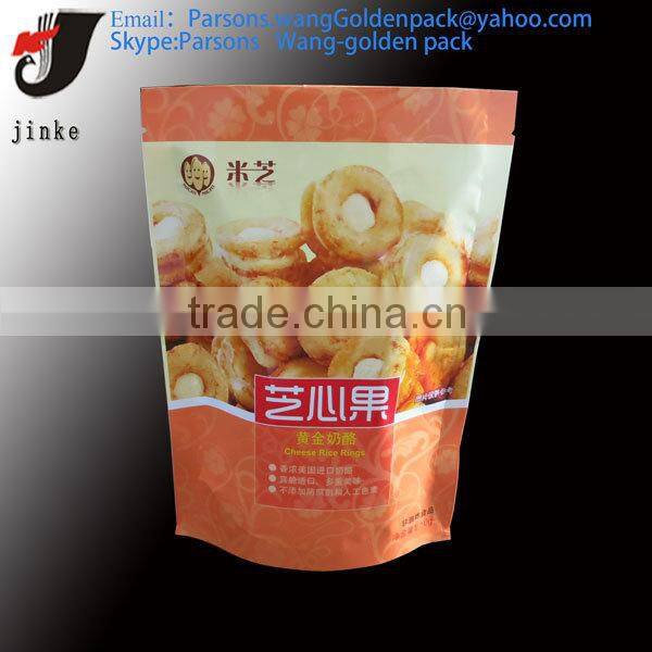 Colourful laminated printing standup bags