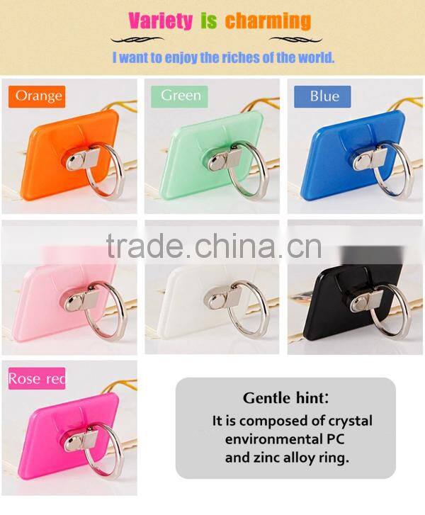 Cheap promotional gift PC plate ring holder/display