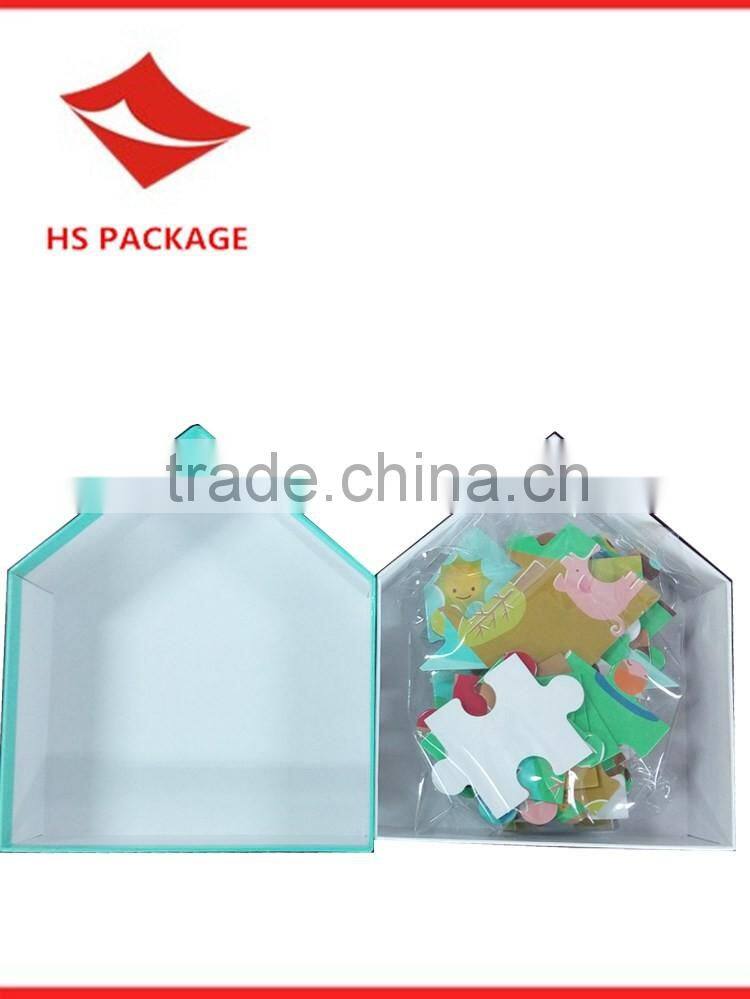 paper puzzle with box