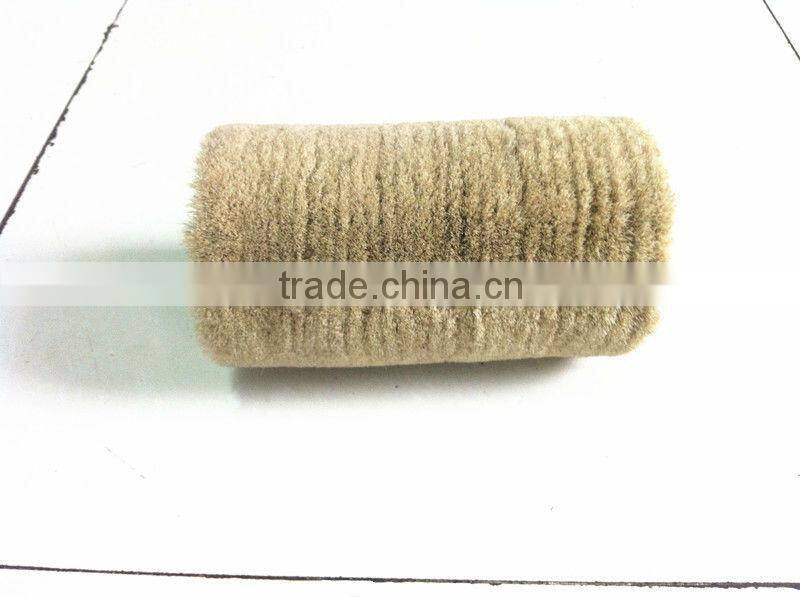 Horse hair bristles spiral brush
