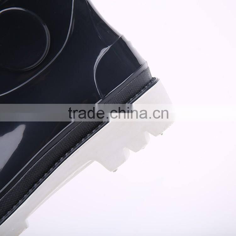 Factory price pure design waterproof pvc rain boots, cheap rain boots