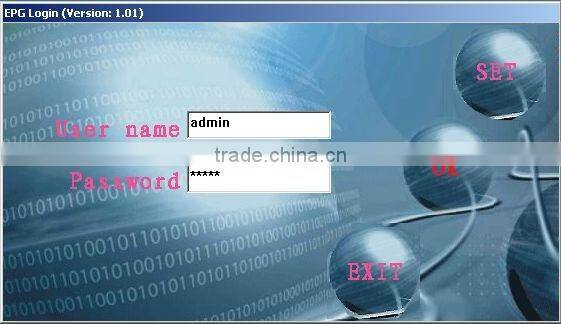 eit tdt epg to ip asi (software,support ASI(work with 7102)/IP out)