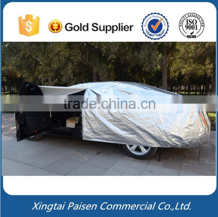 anti-sunshine aluminum film peva snow car cover/ big size car cover/anti uv peva car cover