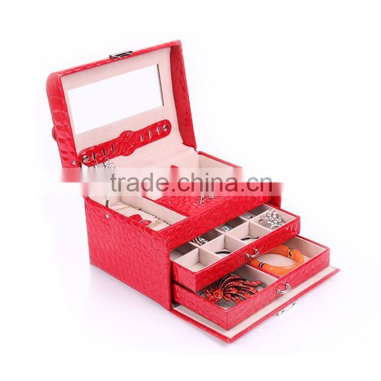 Hot selling jewelry box muilticolor jewelry box classified jewelry box