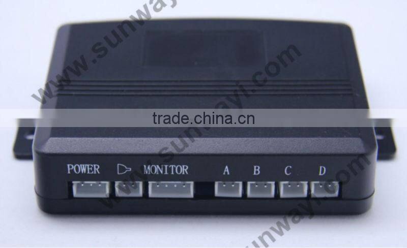 Car Wireless Parking Reversing Rear 4 Sensors Kit LCD Displayer Buzzer Alarm UK