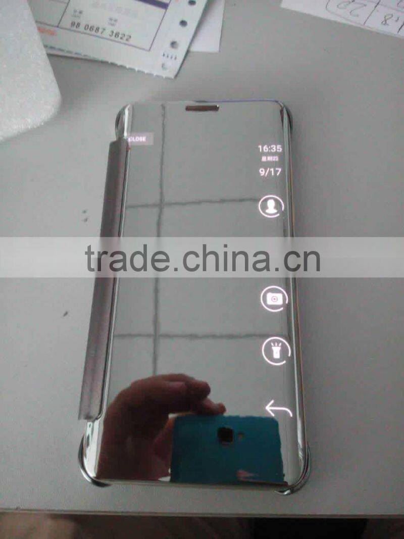 Top Grade For Samsung Note 5 Transparent Mirror View Smart Cover