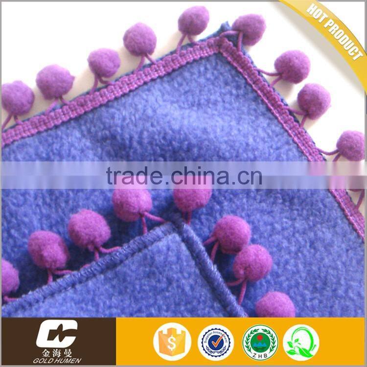 SEDEX Audit Factory 100%polyester Bedding Sets Luxury Polar Fleece Cushion With Blanket