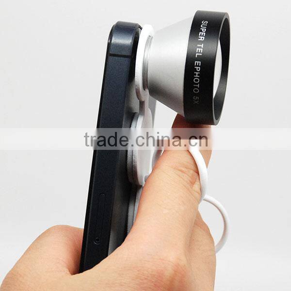 5x telephoto lens ,5x zoom lens for mobile phone,zoom telescope lens for smartphone Samsung galaxy S4 S3 mini Iphone Ipad
