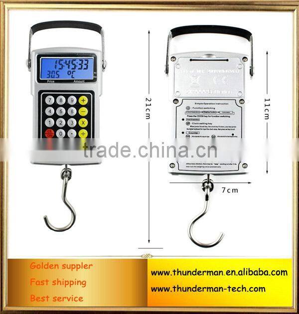 Mini Portable Digital Pocket Scale with Calculator Function for Luggage