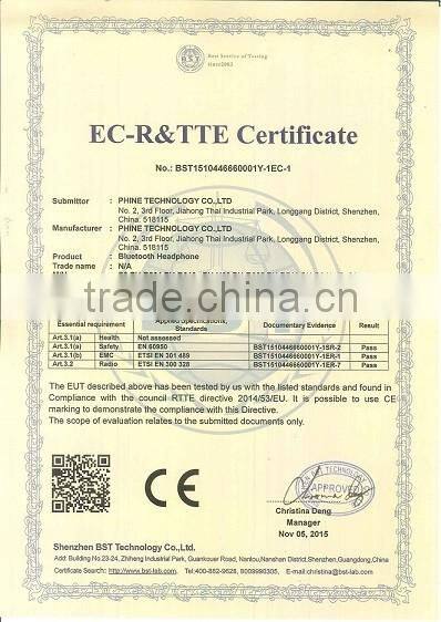 PH-V6 Bluetooth V4.0 Super Competitive Retractable Earphone with microphone