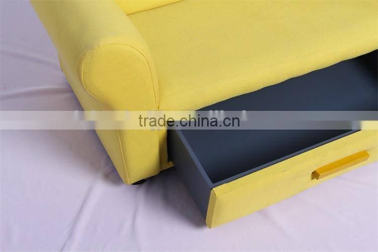 Baby Furniture Two Seat Sofa with Storage