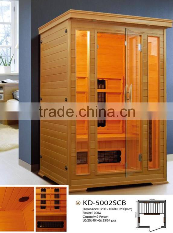 Computer Control Panel Feature and Far Infrared Function sauna room