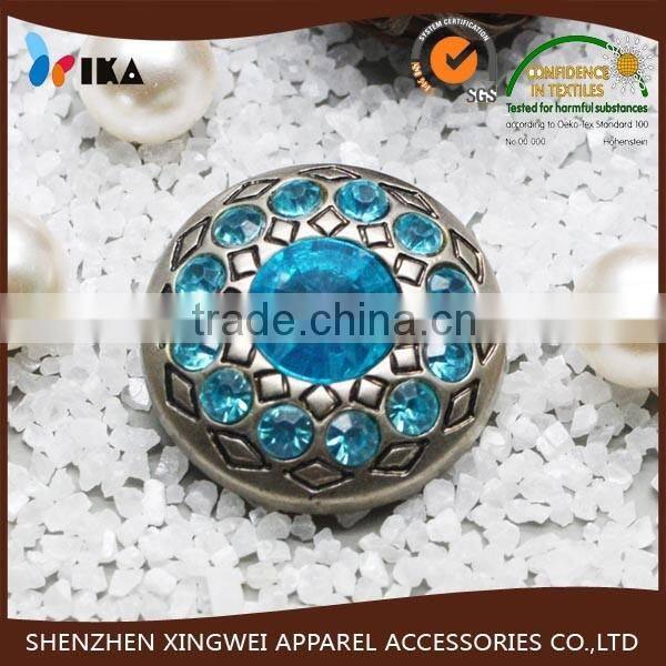 custom made rhinestone exclusive button