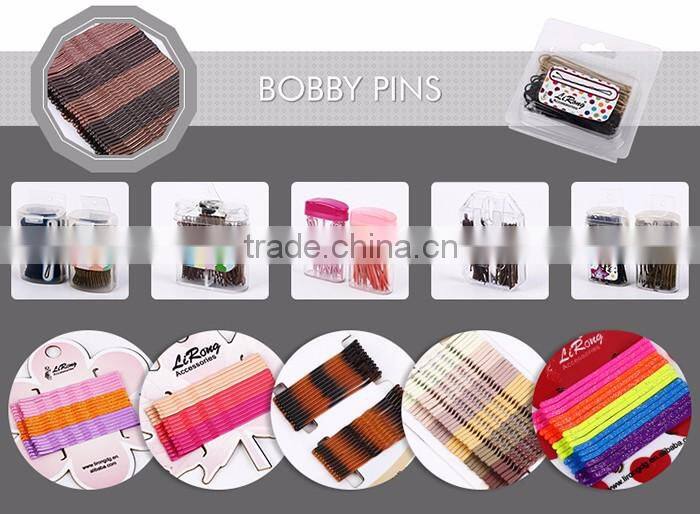 70pces packing plastic box hairpin bobby pins hair pins