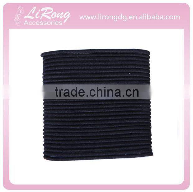 4mm Normal black elastic hair hand 5.5inch length wholesale hair band